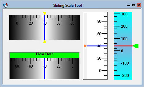 Sliding Scale Tool examples